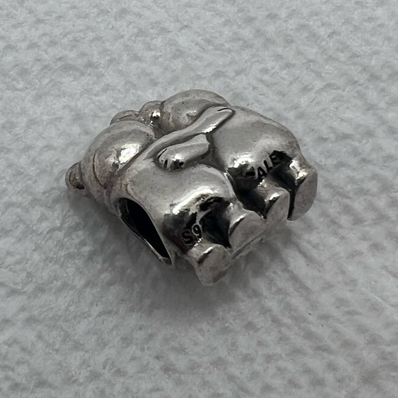 Pandora Bear Hug Charm with 14k Gold Heart - Picture 6 of 7